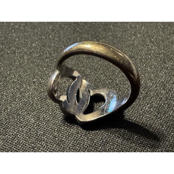 James Avery Sterling Silver Interlocked Heart Ring Size 5.5, Dbl Heart - Picture 4 of 7